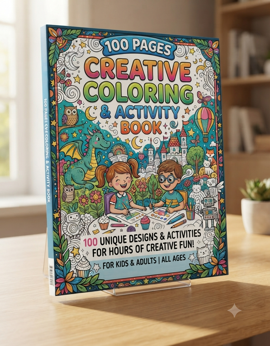 100-Page Creative Coloring Books
